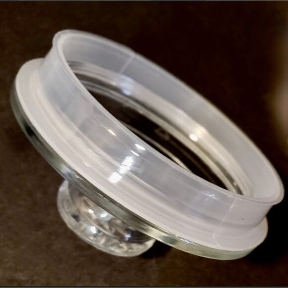 Vintage Kig Clear Glass Christmas Jar With Lid & Festive Tree Design - Picture 13 of 13